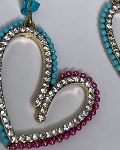 Heart Dangle Earrings