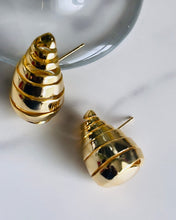 Load image into Gallery viewer, Spiral Tear Drop Earrings