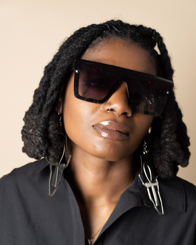 Bold Vision Oversized Shield Sunglasses