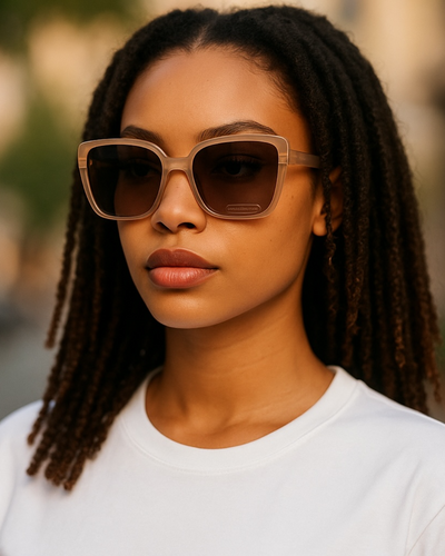 Soft Focus Oversized Square Sunglasses
