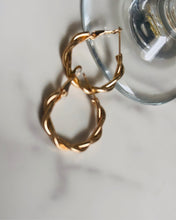 Load image into Gallery viewer, Twist Hoop Earrings