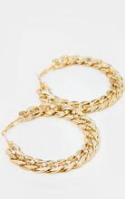 Load image into Gallery viewer, Gold Chain Earrings