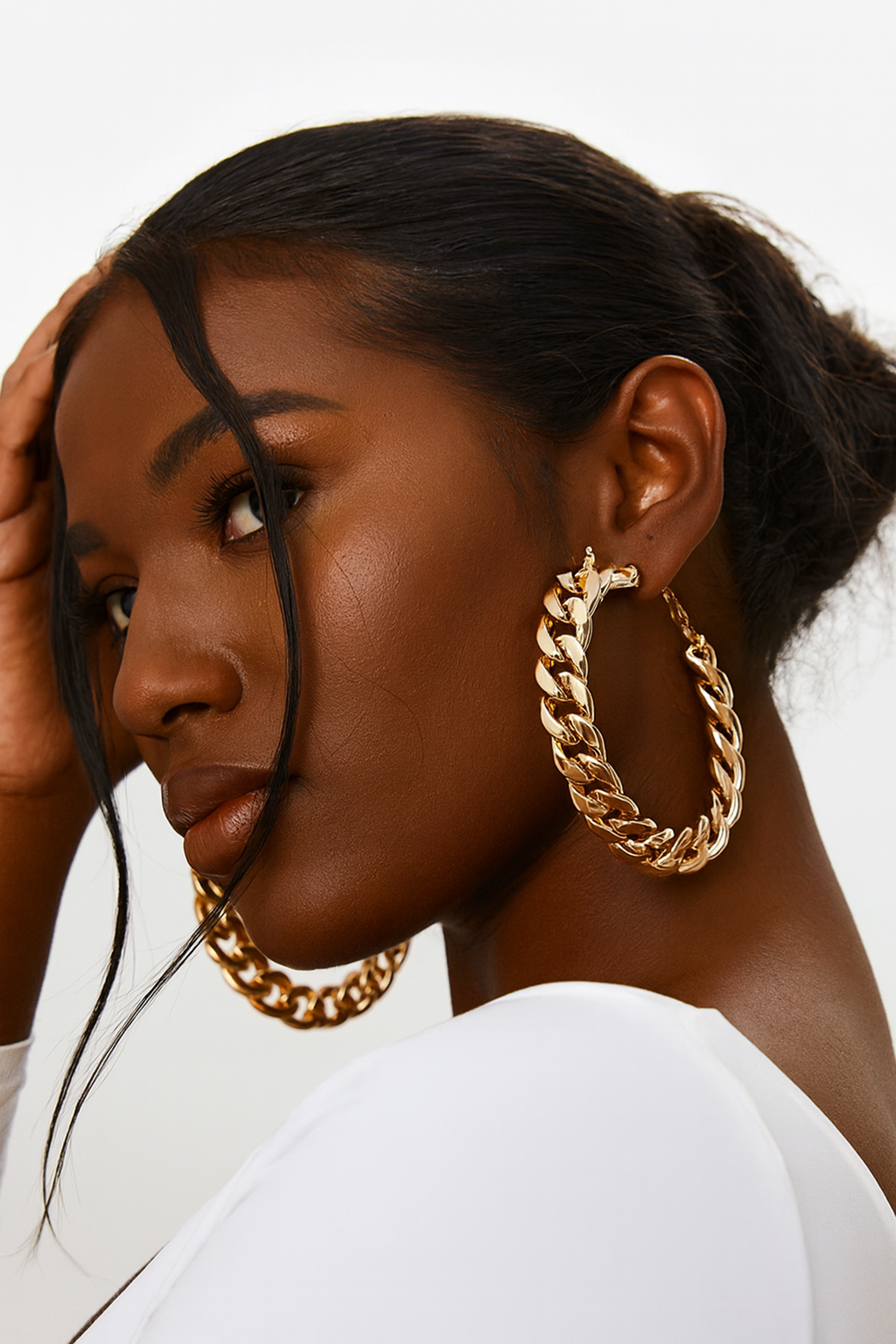 Gold Chain Earrings